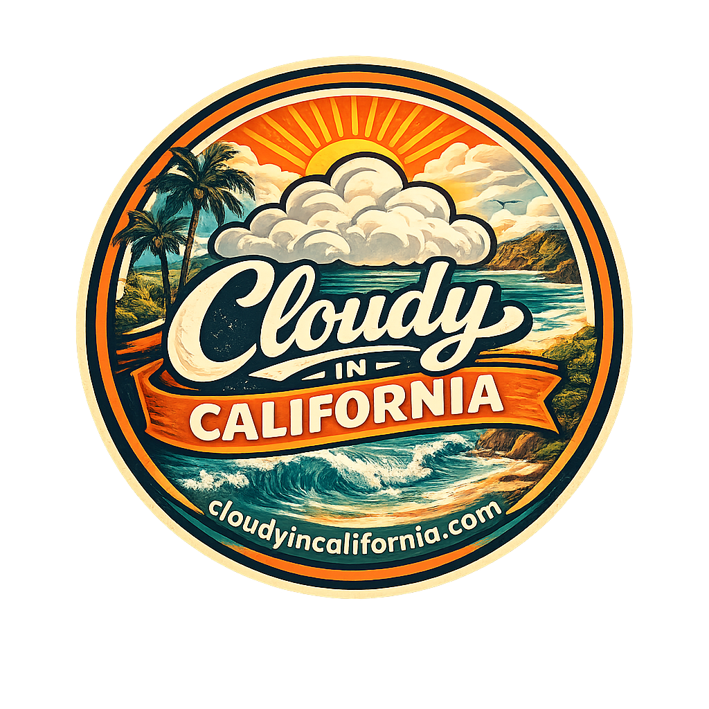 Cloudy in California badge
